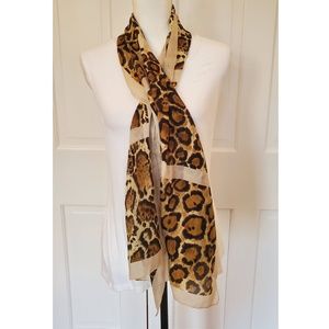 Animal Print Scarf - Spring Scarf